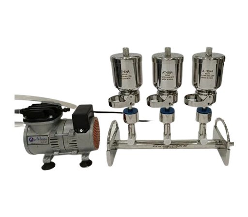 Laboratory-Stainless-Steel-Funnel-Vacuum-Filtration-3-Way-Manifolds